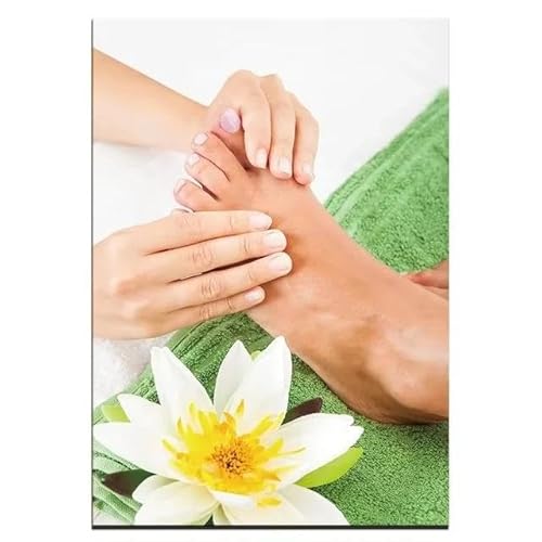 WSJIJY Leinwanddruck Poster Fuß-Spa Yoga-Salon Nagel-Körpermassage Leinwandbild Wandkunst Hd-Druck Für Moderne Schönheitssalon-Heimdekoration 70 X 100 cm Ohne Rahmen WSJIJY Leinwanddruck Poster Fuß-Spa Yoga-Salon Nagel-Körpermassage Leinwandbild Wandkunst Hd-Druck Für Moderne Schönheitssalon-Heimdekoration 70 X 100 cm Ohne Rahmen von WSJIJY