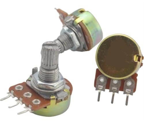 10 STÜCKE 10 K ohm WH148 B10K Linearpotentiometer 15mm Schaft Topf Mit Muttern Und Unterlegscheiben Töpfe von WSJMWKW