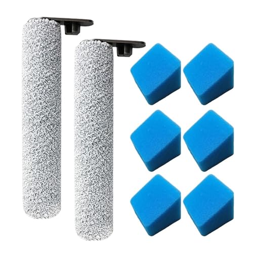 1 Set Rollenbürste Und Ersatzschwamm-Hauptseitenbürstenfilter-Kit, Kompatibel Mit JONR ，ED12 Pro Akku-Nass- Und Trockenstaubsaugerteilen(SET B) von WSKZBXSI