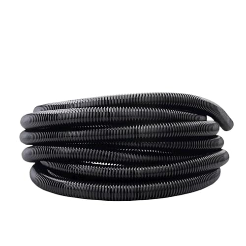 Staubsauger Balg Strohhalme Gewinde Schlauch Innen 28mm Außen 34mm Allgemeine Industrie Rohr Langlebige Staubsauger Teile(Black 28mmx 10m) von WSKZBXSI