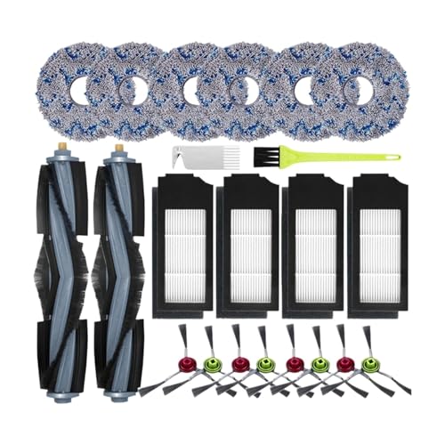Ersatzteil-Zubehör-Set, Kompatibel Mit Ecovacs, Kompatiblem Deebot, X1 Turbo Omni/T10 Staubsauger, Hauptseitenbürstenfilter, Wischpads Ersatzteil-Zubehör-Set, Kompatibel Mit Ecovacs, Kompatiblem Deebot, X1 Turbo Omni/T10 Staubsauger, Hauptseitenbürstenfilter, Wischpads von WSKZBXSI