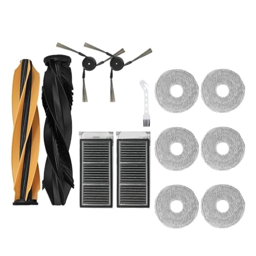 Zubehör, Kompatibel Mit Dreame, X50 Ultra Roboter-Staubsauger, Ersatzteile, Ersatz-Kit, Hauptbürste, Filter, Staubbeutel, Wischpad(Set B) von WSKZBXSI