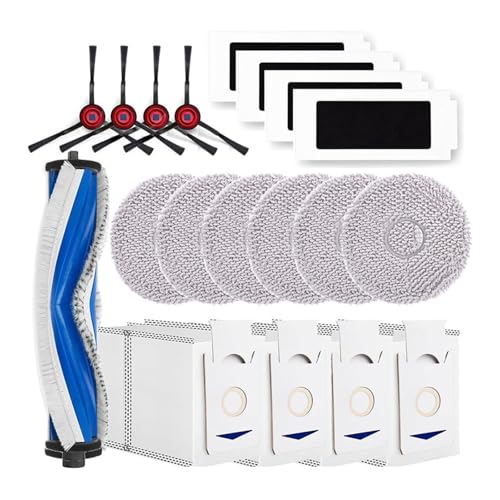 Zubehör, Kompatibel Mit ECOVACS, Kompatibel Mit DEEBOT, T30 Pro Omni / T30 Omni Roboterstaubsauger, Hauptbürste, Staubbeutel, Tücher, Filter Zubehör, Kompatibel Mit ECOVACS, Kompatibel Mit DEEBOT, T30 Pro Omni / T30 Omni Roboterstaubsauger, Hauptbürste, Staubbeutel, Tücher, Filter von WSKZBXSI