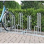 WSM Fahrradständer einseitig hohe Haltebügel Länge: 1400mm 4 Parkplätze von WSM