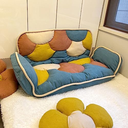 WSMYGS Schaukelstuhl-Futon-Schlafsofa, Memory-Schaum-Futon-Couchbett, 5-Fach verstellbare Armlehnen, für kompakte Räume im Wohnzimmer von WSMYGS