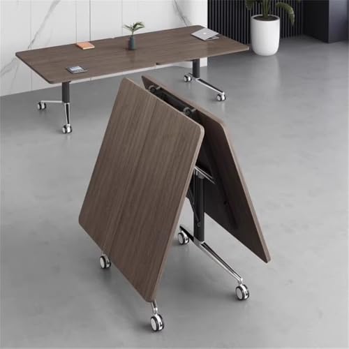 WSNCXFW Klappbarer Konferenztisch, Mobile Flip-Top-Rolltische mit Rädern, moderner tragbarer Seminar- und Schulungstisch für den Schulungsraum im Büro,1.6M WSNCXFW Klappbarer Konferenztisch, Mobile Flip-Top-Rolltische mit Rädern, moderner tragbarer Seminar- und Schulungstisch für den Schulungsraum im Büro,1.6M von WSNCXFW