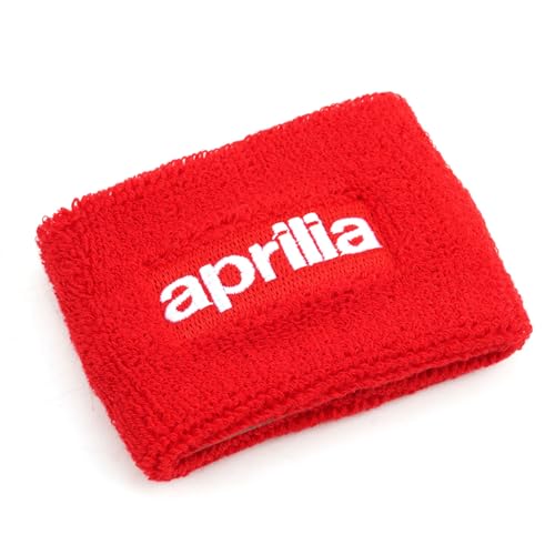 WSOPP Motorrad Bremsflüssigkeitsbehälter Abdeckung für Aprilia RSV4 RS660/457 RS4 50/125 Saugfähiges Ausgleichsbehälter Schützt Auslaufen Vibrationen Staub Zubehör,Red Style von WSOPP