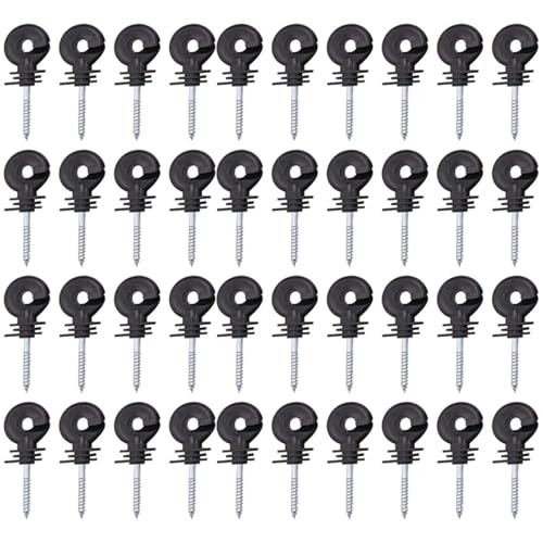100 Stück Elektrozaun-Isolatoren, Schrauben, Ring-Isolatorband, Holzpfosten-Schrauben Für Seile 100 Stück Elektrozaun-Isolatoren, Schrauben, Ring-Isolatorband, Holzpfosten-Schrauben Für Seile von WSQHAO