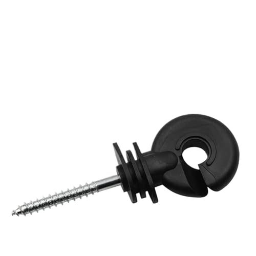 100 stücke 9 cm Elektrische Zaun Isolator for Aluminium Draht Multi-strang Tier Zäune Garten Verbesserung Zubehör Für Seile von WSQHAO