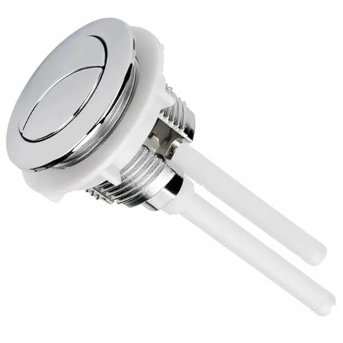 2 Stück 38 mm runder Toilettenwassertankknopf, universelles Doppelspülventil, Druckknopfspülung, Toilettensitz, Wassertankventil, Badezimmerzubehör Für Toiletten 2 Stück 38 mm runder Toilettenwassertankknopf, universelles Doppelspülventil, Druckknopfspülung, Toilettensitz, Wassertankventil, Badezimmerzubehör Für Toiletten von WSQHAO