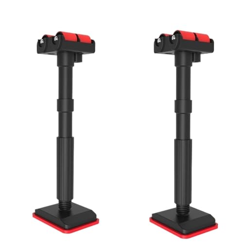 2 Stück Stützrahmen for die Installation von Badezimmerschranktüren, Hebeunterstützungswerkzeuge for die Holzbearbeitung, verstellbar for Badezimmerschränke für Wände(Red) von WSQHAO