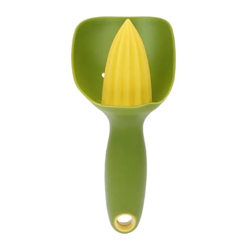 3 stücke Orange Zitrone Saft Entsafter Werkzeug Kunststoff Bequemlichkeit Manuelle Squeezer Citrus Küche Kochen Küchenmaschinen fur Früchten(Green) von WSQHAO