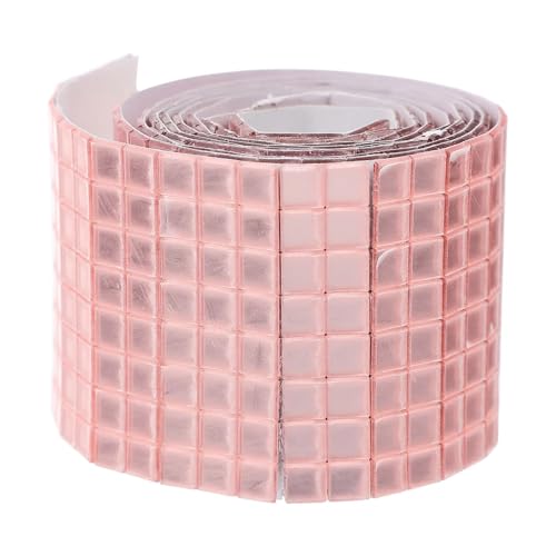 5 rollen Mosaik Spiegel Dekorative Aufkleber Einstellung Wand Tasche Rose Gold Acryl Selbst-adhesive Für DIY Basteldekoration von WSQHAO