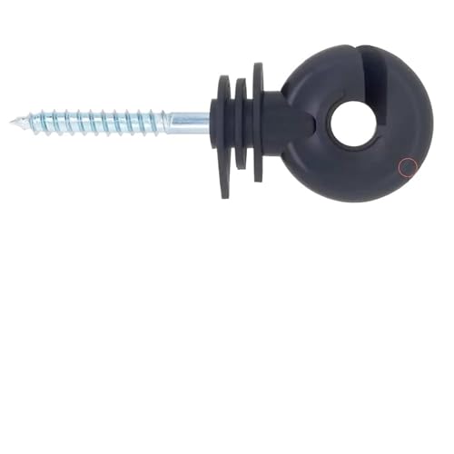 50PCS Elektrische Zaun Isolator Schraube-In Ring Post Holz Für Seile von WSQHAO