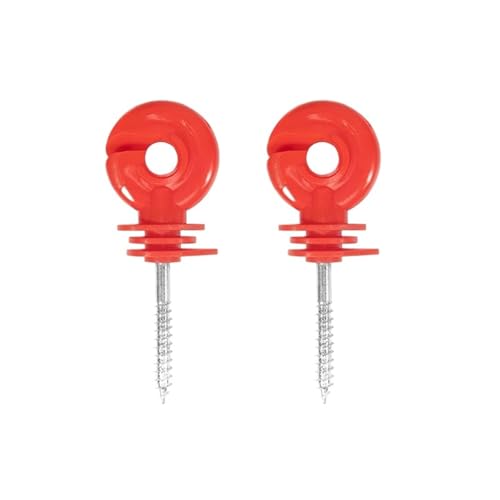 50PCS Elektrische Zaun Isolator Schraube-In Ring Post Holz Für Seile von WSQHAO