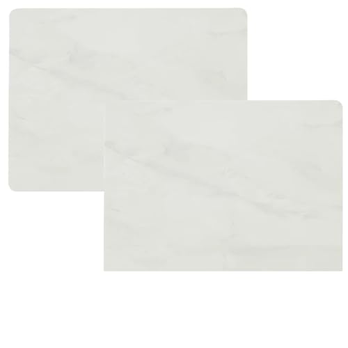Abtropfmatte Geschirr 2Pcs Teller Trocknen Matten for Küche Erde Geschirr Matte Marmorierung Teller Trocknen Matte Einfache Wärme-Beständig Ablassen matte von WSQHAO