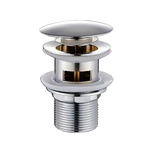 Badezimmer Waschbecken Flasche Siphon Pop Up Abflussstopfen mit Überlauf, Abfluss Kit Abfall FüR Waschtisch(With overflow) von WSQHAO