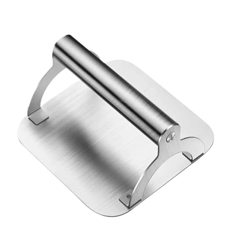 Burgerpresse 1 x quadratisches Edelstahl-Smash-Burger-Press-Grillzubehör for Flat-Top-Grill, Hamburgerpresse und Fettpresse Burgerpresse 1 x quadratisches Edelstahl-Smash-Burger-Press-Grillzubehör for Flat-Top-Grill, Hamburgerpresse und Fettpresse von WSQHAO