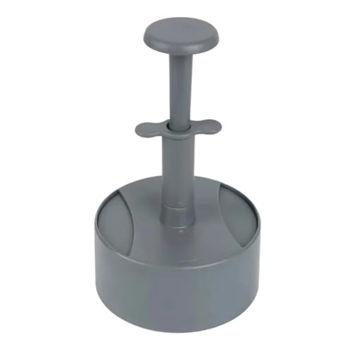 Burgerpresse 2 Stück Burger Patty Maker Hamburger Steakpresse for gefüllte Burger Rindfleisch Veggie Maker Form perfekt for Burger Patties Kochen BBQ(Gray) von WSQHAO