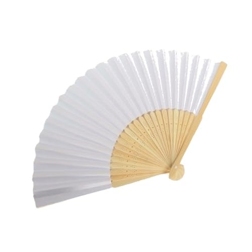 Faltbarer Handfächer aus Papier for Hochzeiten, personalisierte Fächer, Party-Dekoration, Kunsthandwerk, DIY-Faltfächer for Hochzeits- und Für Party(30pcs) von WSQHAO