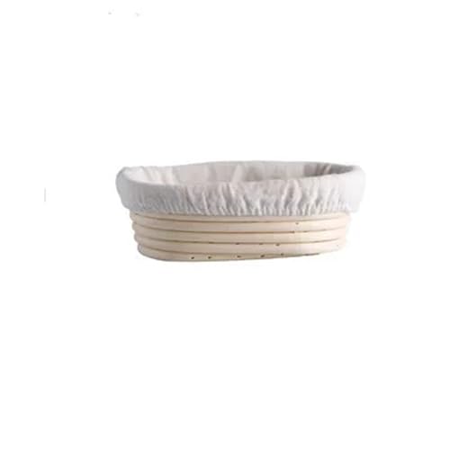 Gärkörbchen Für Brot 1PCS Brot Proofing Beweist Rattan Korb Lagerung Körbe Organizer brot form para reposteria(21x14x8cm) von WSQHAO