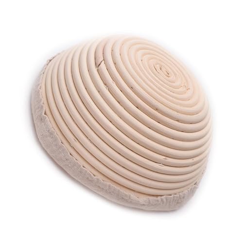 Gärkörbchen Für Brot Gärkorb Brot Gärkorb Rattan Weidenteig Gärung Sauerteig Brotkorb for Backen(Round 16x6cm) von WSQHAO