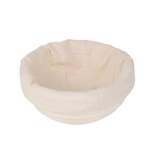 Gärkörbchen Für Brot Ovaler/runder natürlicher Brot-Rattan-Gärkorb, handgefertigte Korb-Rattan-Backschale, Heimbäcker-Backwerkzeug(Round23x8.5cm) von WSQHAO