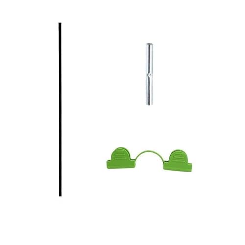 Garten Anlage Hoop Sämling Arch Schuppen Halterung Gewächshaus Hoops Set Glas Frost Schutz for Für Terrassen Gemüse für Hochbeet(18Pcs Without Nails) von WSQHAO