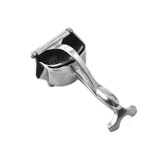 Manueller Entsafter, multifunktionale manuelle Fruchtpresse, Original-Zitronensaft, leicht zu reinigen, verdicktes Material fur Früchten(Silver) von WSQHAO