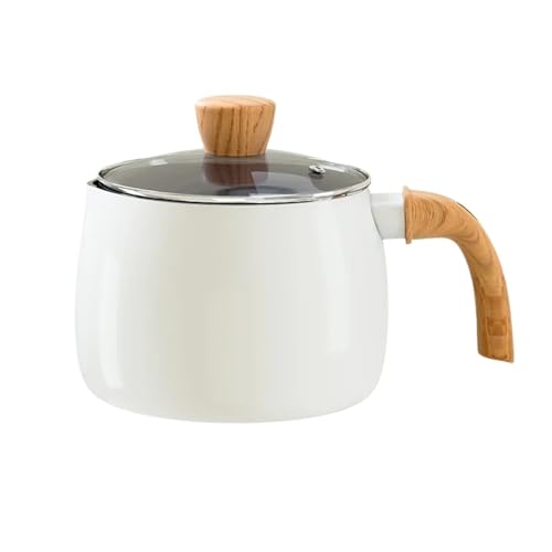 Milchtopf 2,2 l Antihaft-Pfanne mit Deckel, kleiner Milchtopf mit Ausgießer, Multifunktions-Kochtopf, geeignet for Induktionsherd, Camping von WSQHAO