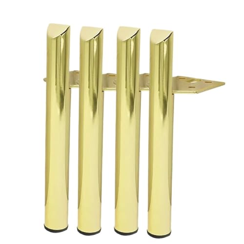 WSQHAO 13 cm Metall-Möbelbeine, moderner Stil, Couchtisch, Sofafüße, Küchentischbeine, Badezimmerschrank, Schrankfüße Für Tischplatte(4PCS 13CM golden) von WSQHAO