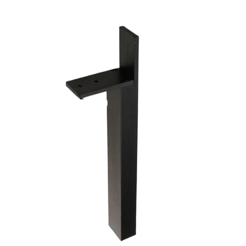 WSQHAO 1PCS Aluminium Legierung Möbel Bein Tee Tisch Unterstützung Bett Fuß Sofa Schrank Metall Hardware Zubehör Für Tischplatte(Black,25cm) von WSQHAO