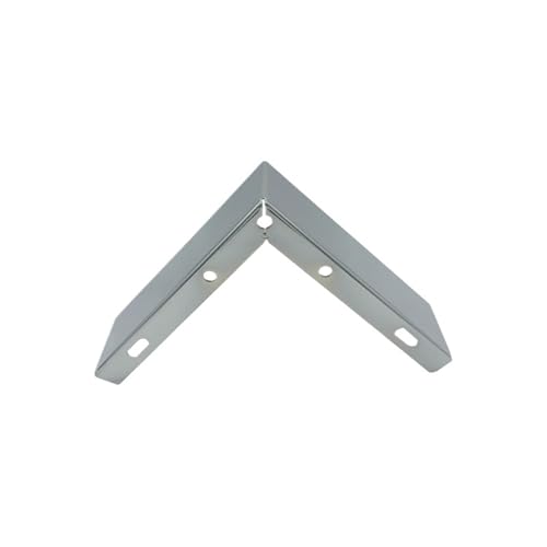 WSQHAO 4 Stück Möbelzubehör 1,2 mm Dicke Metall-Sofafüße Beinprofile for Sofaboden Für Tischplatte(Silver) von WSQHAO