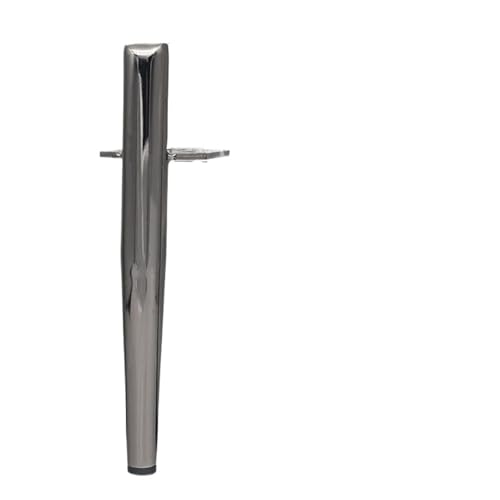 WSQHAO 4PCS Doppelrohr Metall Möbel Beine Nacht Luxus Bank Tisch Zubehör Schrank Füße for Für Tischplatte(Grey 18cm) von WSQHAO
