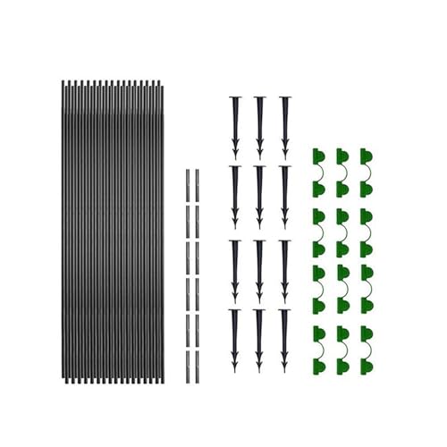 WSQHAO Gartenreifen for Netze, Polytunnel, Gartenarbeit for Kleingärten, Gartengewächshausrahmen, DIY-Reifen für Hochbeet(30pcs) von WSQHAO
