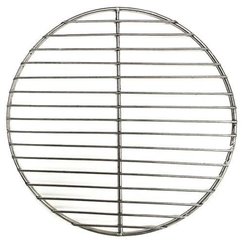 WSQHAO Grillrost 304 Stainless Steel Round BBQ Grill Mesh Home Roast Nets Bacon Grill Tool Iron Nets Barbecue Accessories Non-Stick BBQ Mat Grid(23cm) von WSQHAO