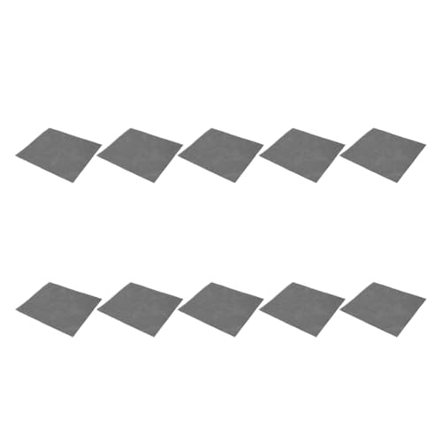 WSQHAO Grillrost Barbecue Mats Barbecue Grill Mesh High Temperature Resistant Cuttable Barbecue Liner Barbecue Grill Mesh Meat Slices(Quadrate B-10PCS) von WSQHAO