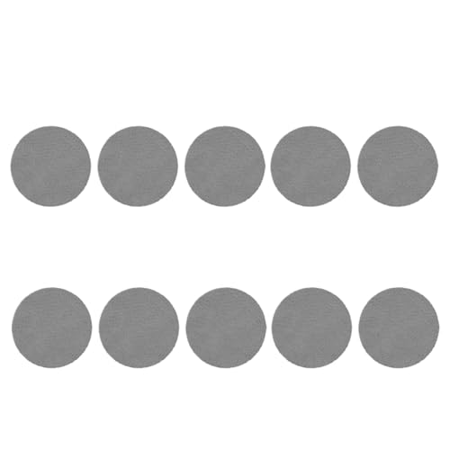 WSQHAO Grillrost Barbecue Mats Barbecue Grill Mesh High Temperature Resistant Cuttable Barbecue Liner Barbecue Grill Mesh Meat Slices(Round A-10PCS) von WSQHAO