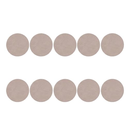 WSQHAO Grillrost Barbecue Mats Barbecue Grill Mesh High Temperature Resistant Cuttable Barbecue Liner Barbecue Grill Mesh Meat Slices(Round B-10PCS) von WSQHAO