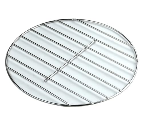 WSQHAO Grillrost Stainless Steel Round BBQ Grill Mesh Home Roast Nets Bacon Grill Tool Iron Nets Barbecue Accessories Non-Stick BBQ Mat Grid(34cm) von WSQHAO