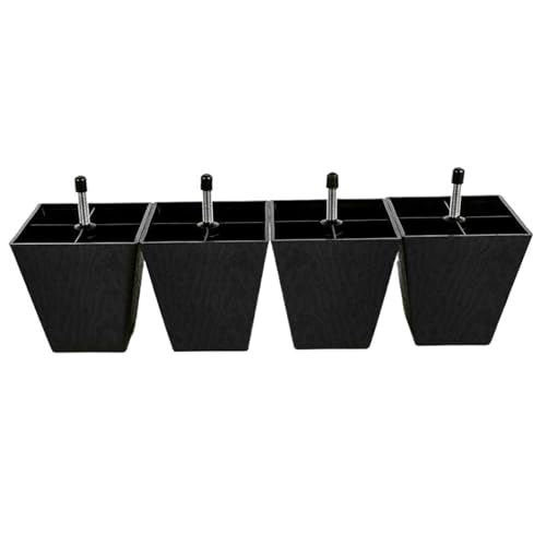 WSQHAO Set mit 4 Sofabeinen, quadratisch, konisch, Couchbeine, Ersatz-Möbelfüße for Stuhl, Loveseats, Ottomane Für Tischplatte von WSQHAO