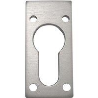 WSS - Unterlegplatte für Ausgleichsrosette, 27 x 55 x 5 mm, silber eloxiert von WSS