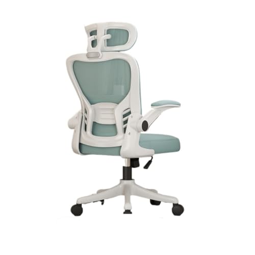 WSSDMFF BüRostüHle Computerstuhl, Home Comfort-Bürostuhl, ergonomischer Stuhl, Gaming-Stuhl, Schlafsaalstuhl, Mesh-Bürostuhl BüRostuhl (Color : Blue, Size : A) von WSSDMFF