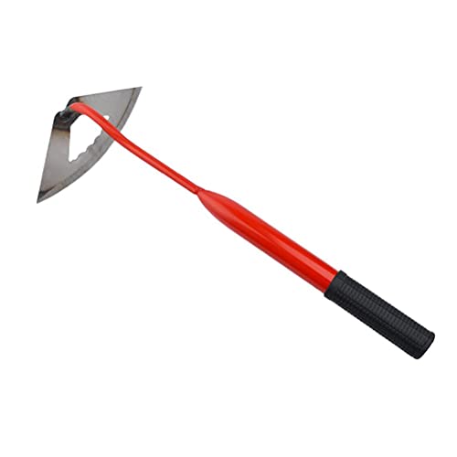 WSTERAO Gartenhacke Mit Stiel, Unkrauthacke,Ganzstahl-Gehärtete Hohlhacke Hacke Garten Klein Kurzer Stiel,Hacke Trapezform,Hacke Ohne Stiel,RasenmäHer von WSTERAO
