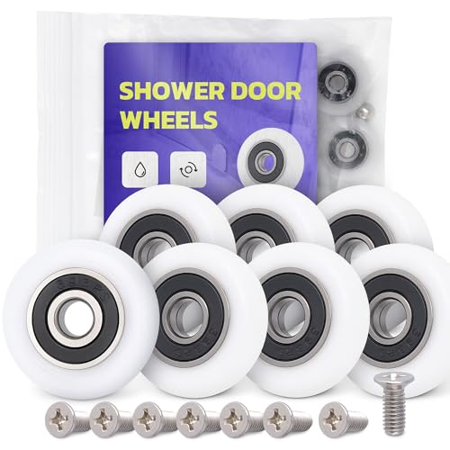 8x WSTR Duschkabine Rollen 23 mm Ersatz Duschrollen Riemenscheiben Laufrollen Läufer Ersatzrollen Duschtür Schiebetür Duschkabinentür Schraube M4 8x WSTR Duschkabine Rollen 23 mm Ersatz Duschrollen Riemenscheiben Laufrollen Läufer Ersatzrollen Duschtür Schiebetür Duschkabinentür Schraube M4 von WSTR