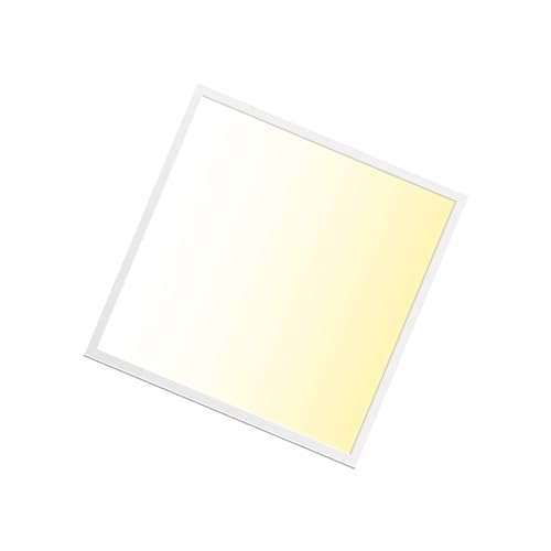 WSU Lights LED Panel, Deckenleuchte, 60x60cm, 4000lm, 3000K, 36W, inkl. Trafo, Rasterleuchten, Einlegeleuchte, Büroleuchten (3000K, 1 Stück) von WSU Lights