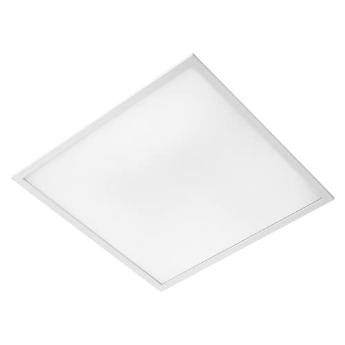 WSU Lights LED Panel, Deckenleuchte, 62x62cm, 3200lm, 4000K, 40W, inkl. Trafo, Rasterleuchten, Einlegeleuchte, Büroleuchten (4000K) von WSU Lights