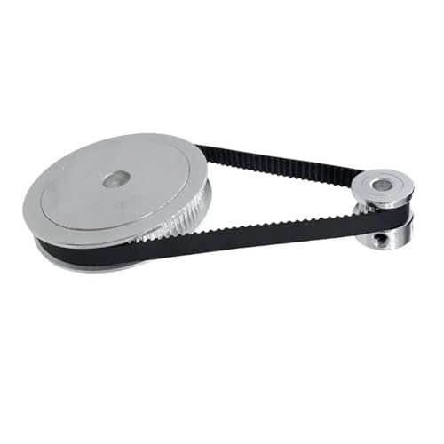 Antriebsriemen 3D-Drucker-Synchronräder 80T 20 Zähne 2GT-Riemenscheibensatz Zahnriemensatz Riemenbreite 6Mm Untersetzung 4:1 Bohrung 3~14Mm Getriebe Riemen(5mm,2GT-610-10MM_20T BORE 8MM) von WSUMKH