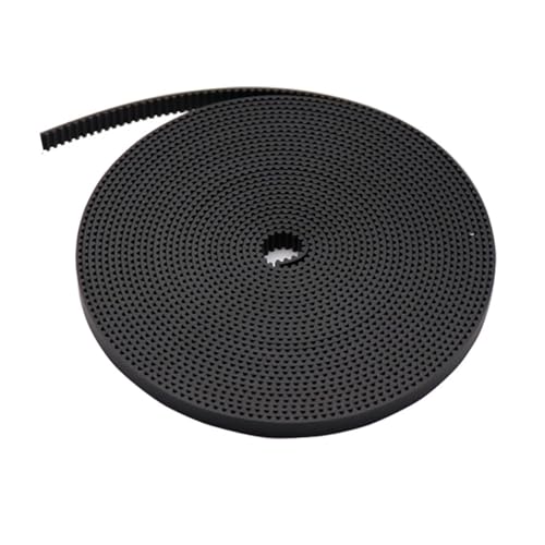 Antriebsriemen 5/10M GT2 3D-Druckerteile Riemen PU-Stahldraht-Zahnriemenscheibe GT2-6mm Offene Synchrongummiriemen Breite 6mm Für DIY CNC Getriebe Riemen(Rubber,10Meters) von WSUMKH