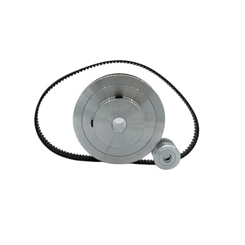 Antriebsriemen 80T 20 Zähne 2GT Riemenscheibensatz 3D-Drucker Synchronräder 2M GT2 Timing Set Breite 6mm Untersetzung 4:1 Bohrung 3~14mm Getriebe Riemen(6mm,2GT-610-6MM_20T BORE 6MM) von WSUMKH